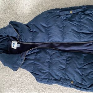 Old Navy Puffer Vest Navy Blue Size M